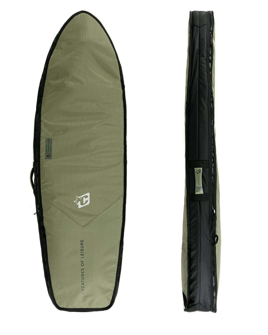 CREATURES『RETRO/FISH ICON LITE』6'3\" Creatures of Leisure board bag - Fish Icon Lite : Black Silver