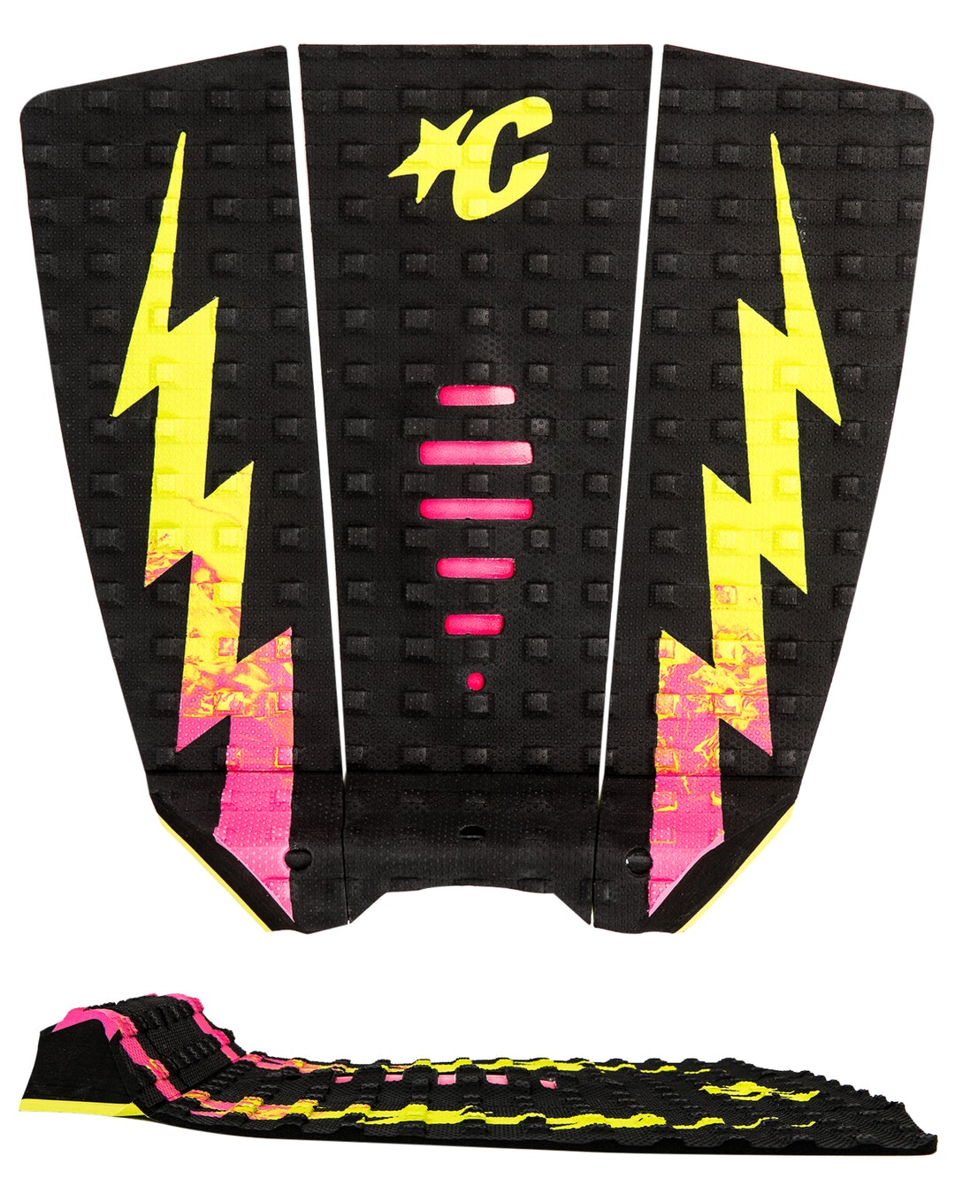 MICK EUGENE FANNING LITE - BLACK PINK FADE LIME